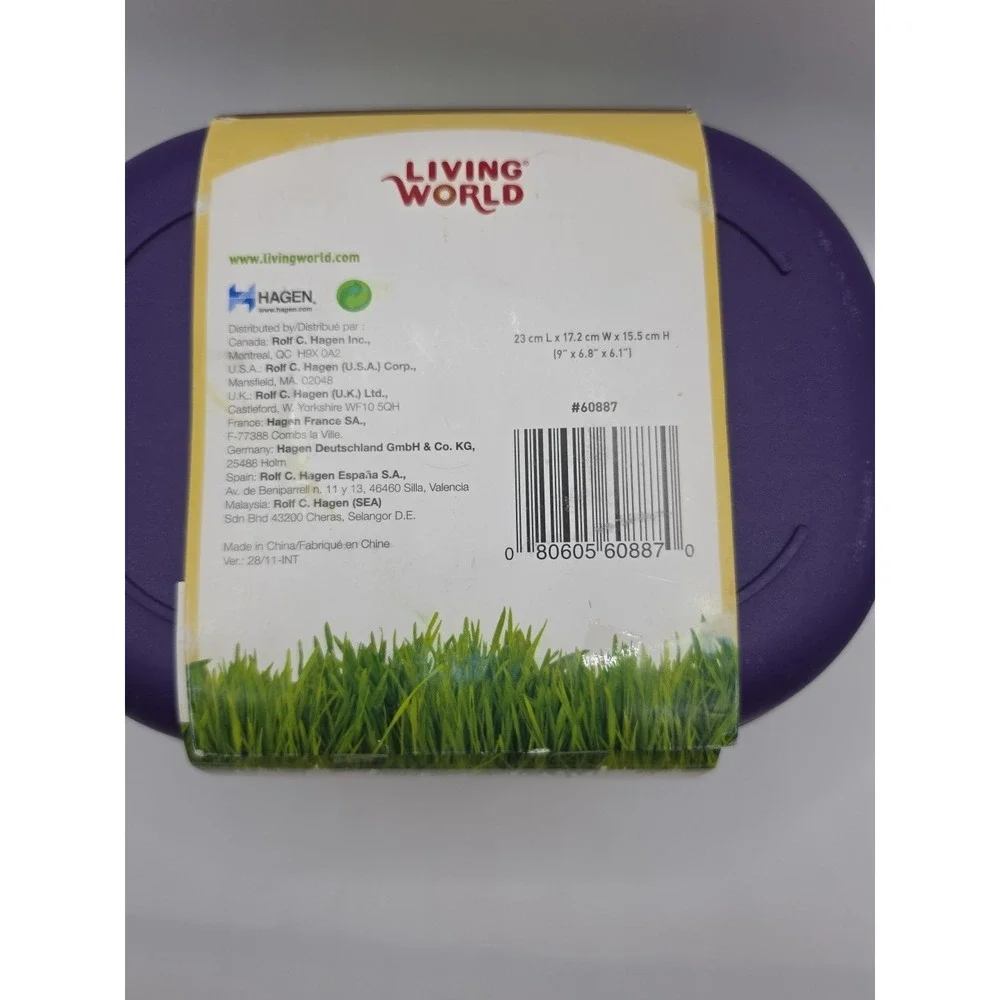 NEW Hagen Living World Small Pet Carrier Cage Transport Purple 60887